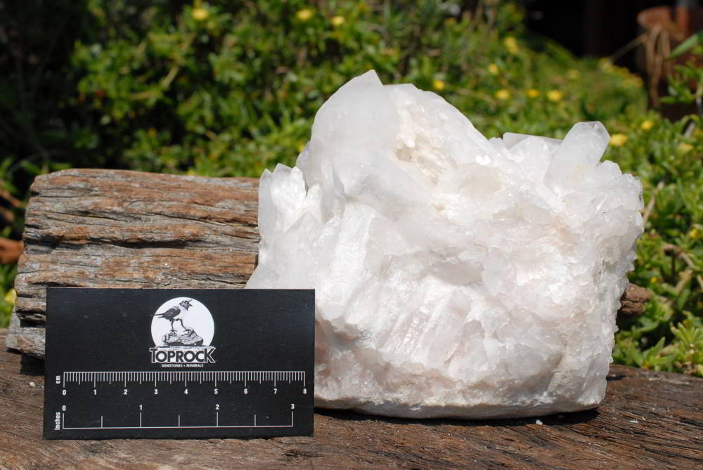 Natural Quartz Crystal Clusters x 2 From Madagascar - TopRock