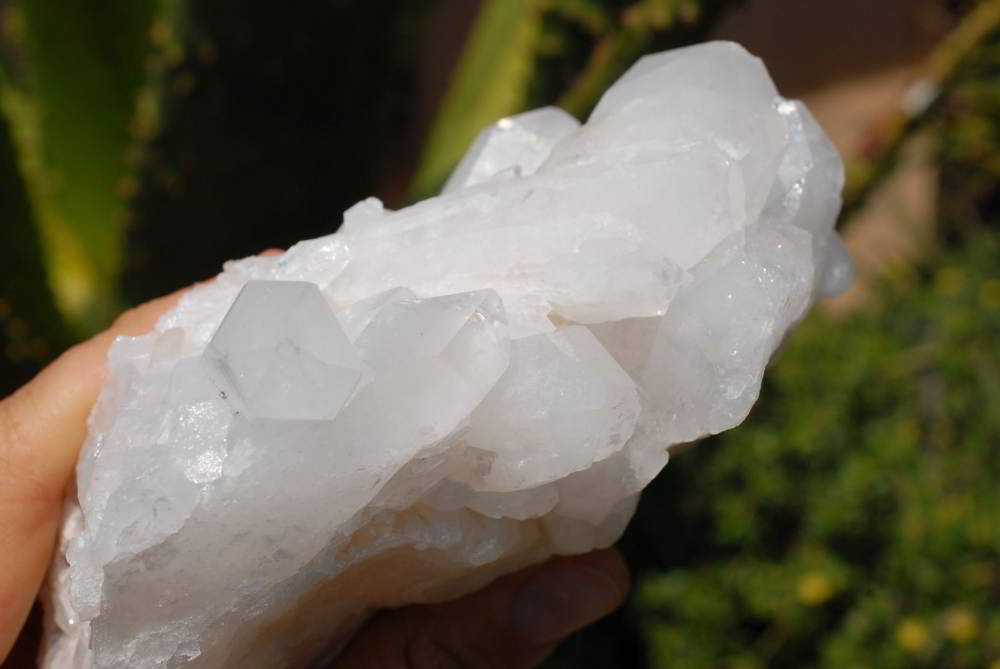 Natural Quartz Crystal Clusters x 2 From Madagascar - TopRock