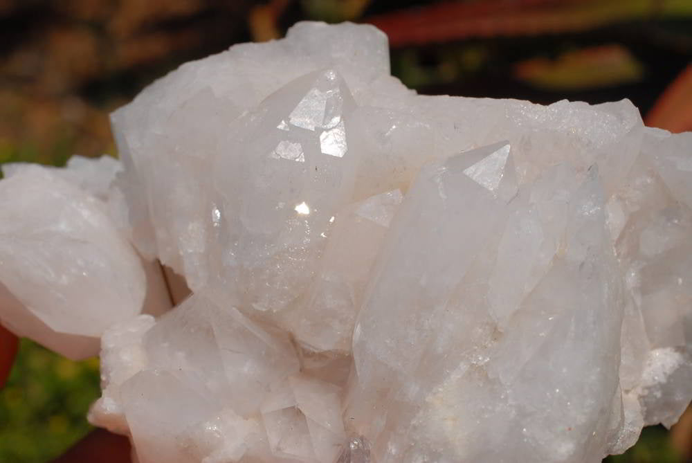 Natural Quartz Crystal Clusters x 2 From Madagascar - TopRock
