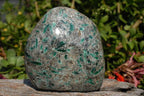 Polished Emeralds In Matrix Standing Free Forms x 2 From Sandawana, Zimbabwe - TopRock