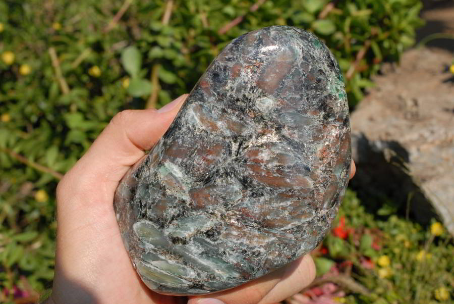 Polished Emeralds In Matrix Standing Free Forms x 2 From Sandawana, Zimbabwe - TopRock