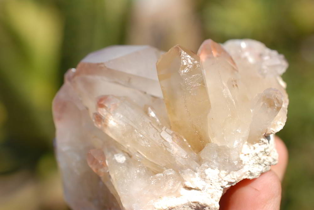 Natural Red Phantom Hematoid Crystals x 32 From Karoi, Zimbabwe - TopRock