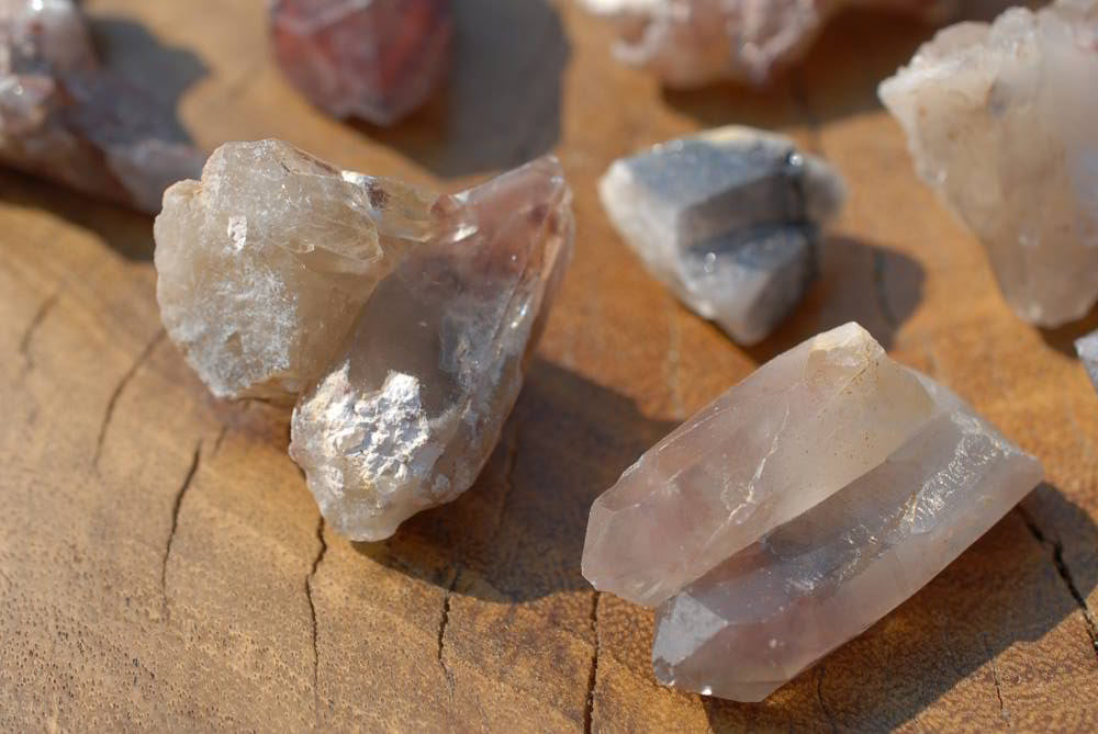 Natural Red Phantom Hematoid Crystals x 32 From Karoi, Zimbabwe - TopRock