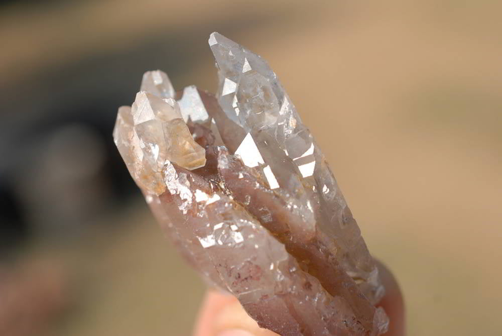 Natural Red Phantom Hematoid Crystals x 32 From Karoi, Zimbabwe - TopRock