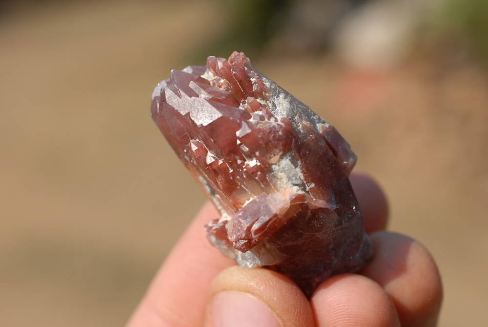 Natural Red Phantom Hematoid Crystals x 32 From Karoi, Zimbabwe - TopRock