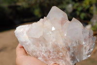 Natural Quartz Crystal Clusters x 2 From Madagascar - TopRock