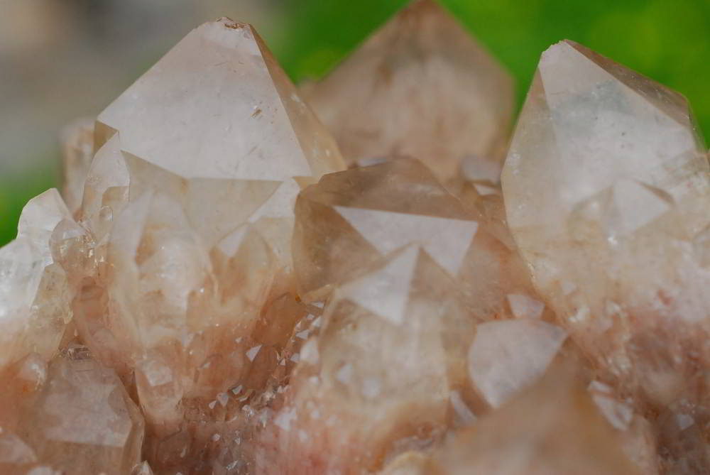 Natural Smokey Phantom Quartz Clusters x 2 From Lwena, Congo - TopRock