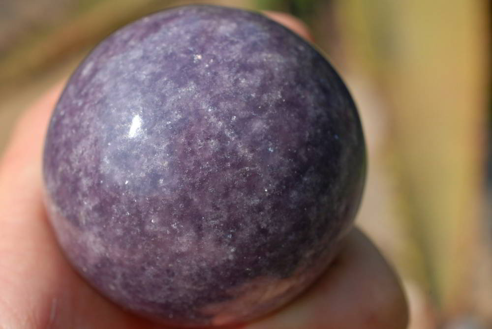 Polished Lepidolite Spheres x 3 From Madagascar - TopRock