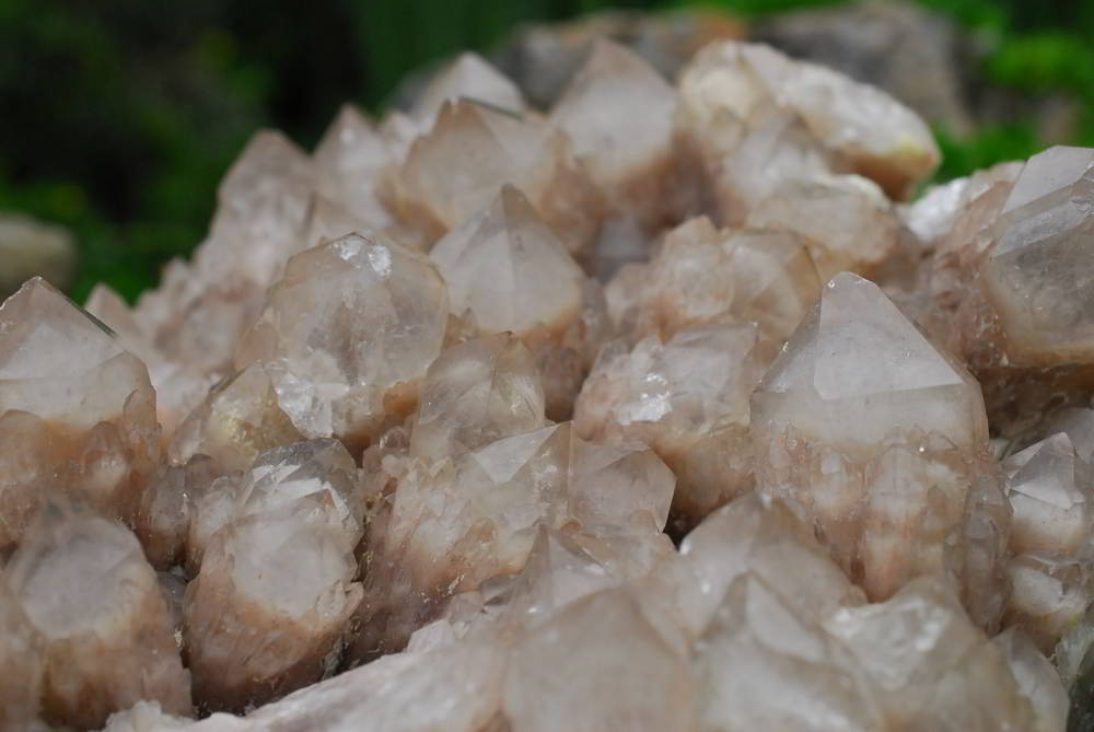 Natural Large Cascading White Phantom Lwena Quartz Cluster x 1 From Lwena, Congo - TopRock