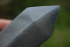 Polished Exceptional Small Lazulite (Mg, Fe, and Aluminium Phosphate) Crystal Points x 2 From Madagascar - TopRock