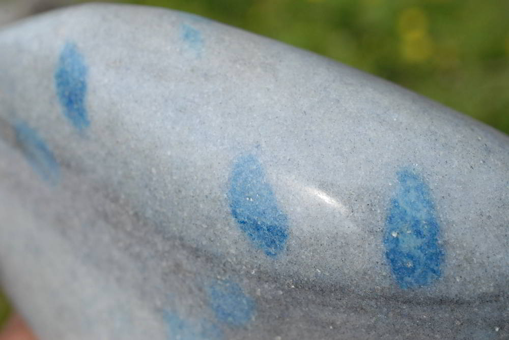 Polished Blue Spotted Spinel Standing Free Forms x 2 From Madagascar - TopRock