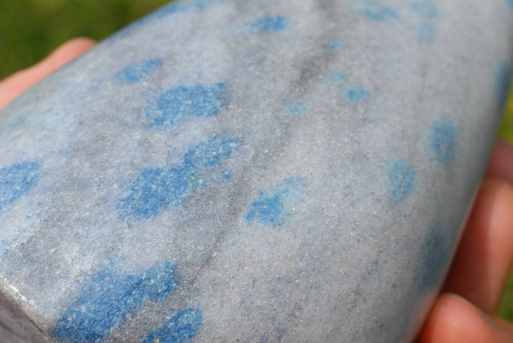 Polished Blue Spotted Spinel Standing Free Forms x 2 From Madagascar - TopRock