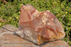 Natural Red Hematoid Quartz Cluster Cut At Base To Stand x 1 From Zimbabwe - TopRock