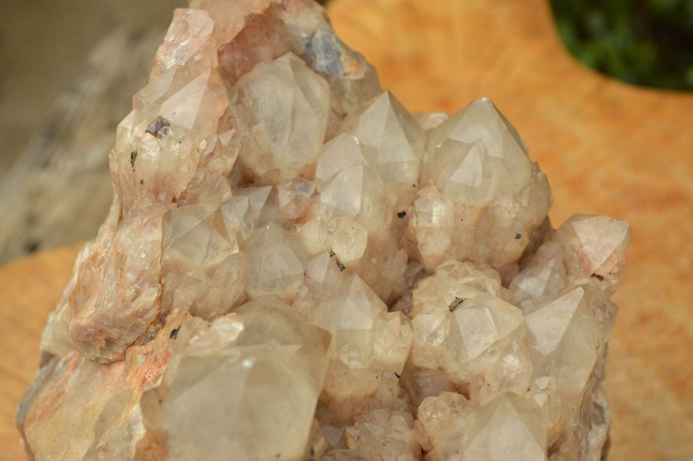 Natural Smokey Phantom Quartz Cluster x 1 From Luena, Congo - TopRock