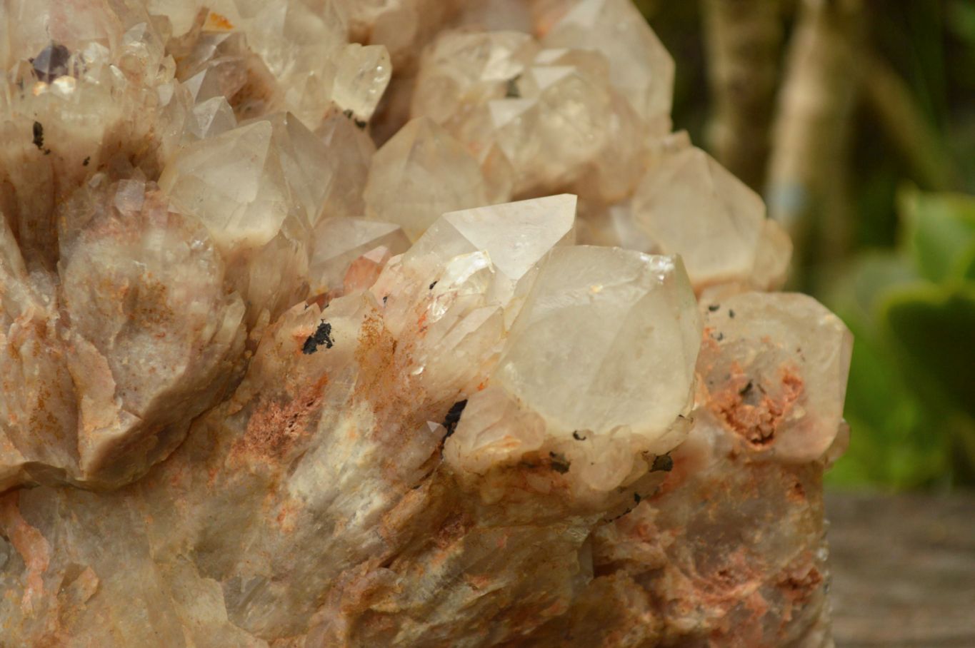 Natural Smokey Phantom Quartz Cluster x 1 From Luena, Congo - TopRock