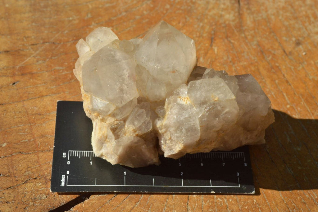 Natural Smokey Cascading Phantom Quartz Clusters x 3 From Luena, Congo - TopRock