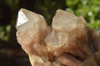 Natural Smokey Cascading Phantom Quartz Clusters x 3 From Luena, Congo - TopRock