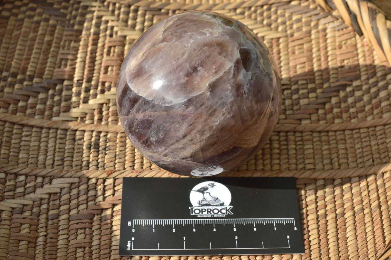 Polished Classic Dream Amethyst Sphere x 1 From Madagascar - TopRock
