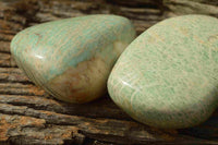 Polished Kobi Amazonite Standing Free Forms x 10 From Zimbabwe - TopRock