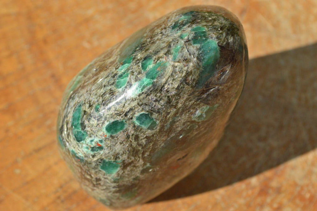 Polished Green Emeralds In Matrix Free Forms x 2 From Zimbabwe - TopRock