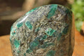 Polished Green Emeralds In Matrix Free Forms x 2 From Zimbabwe - TopRock