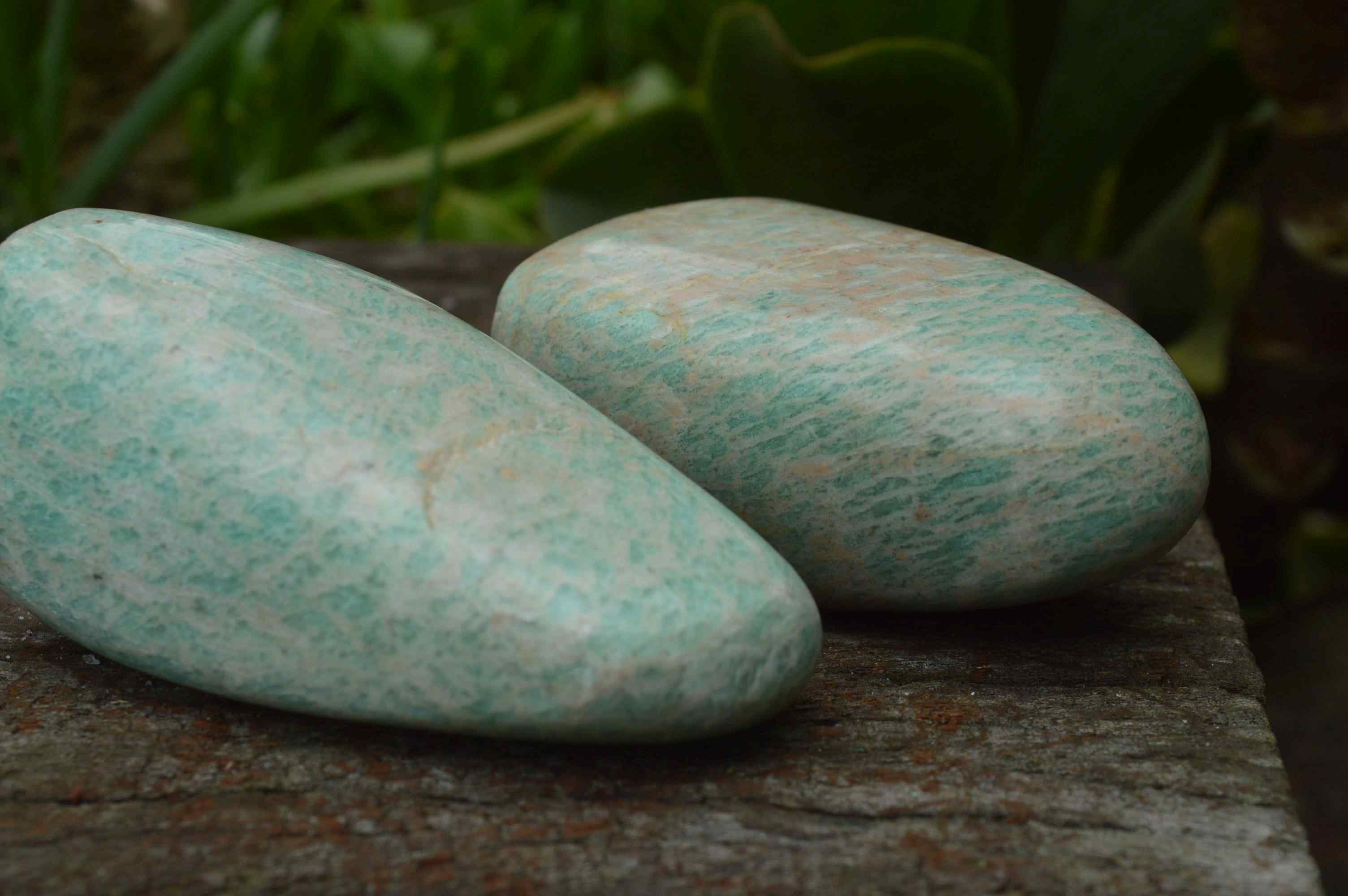 Polished Kobi Amazonite Standing Free Forms x 6 From Zimbabwe - TopRock