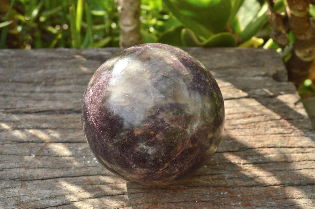 Polished Purple Lepidolite Sphere x 1 From Zimbabwe - TopRock
