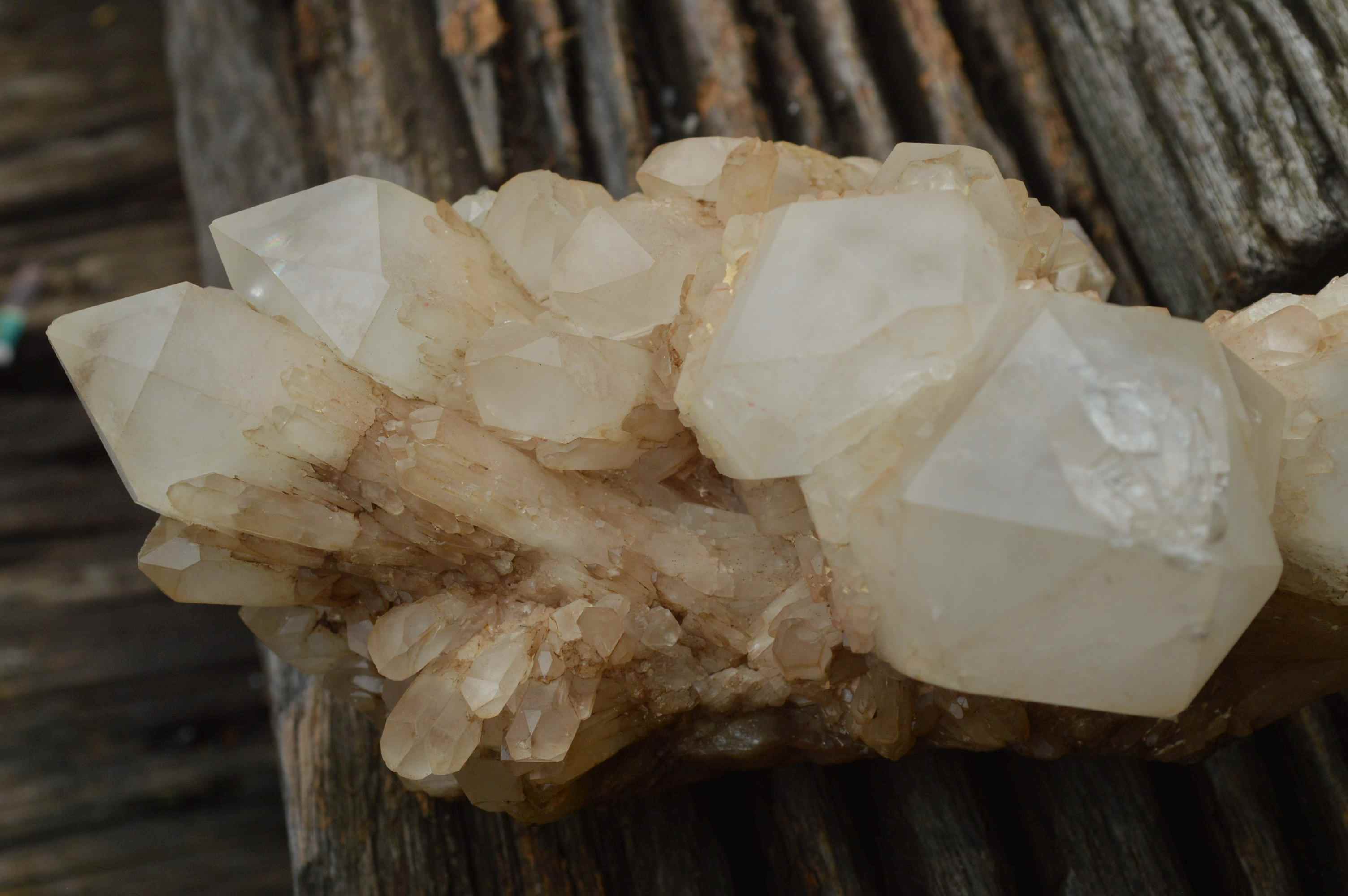 Natural Mixed Malagasy Quartz Clusters x 4 From Madagascar - TopRock