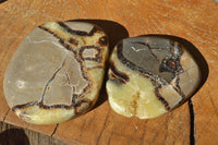 Polished Small Septerye (Aragonite & Calcite) Slices x 23 From Mahajanga, Madagascar - TopRock