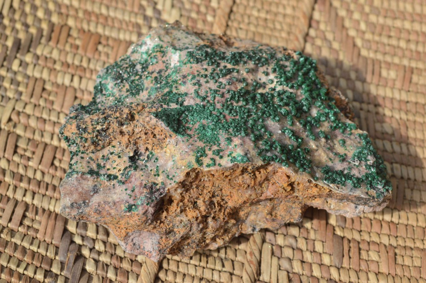 Natural Botryoidal Malachite on Matrix Specimens x 6 From Tenke Fungurume, Congo - TopRock