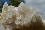 Natural Madagascar Quartz Clusters With Cascading White Phantom Crystals x 3 From Madagascar - TopRock