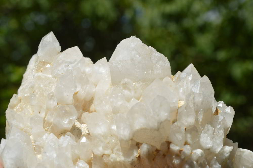 Natural Madagascar Quartz Clusters With Cascading White Phantom Crystals x 3 From Madagascar - TopRock