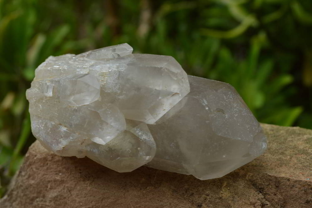 Natural Hematoid Quartz Clusters & Crystals x 6 From Zimbabwe - TopRock