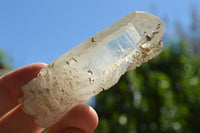 Natural Single Clear Quartz Crystals  x 20 From Serenje, Zambia - TopRock