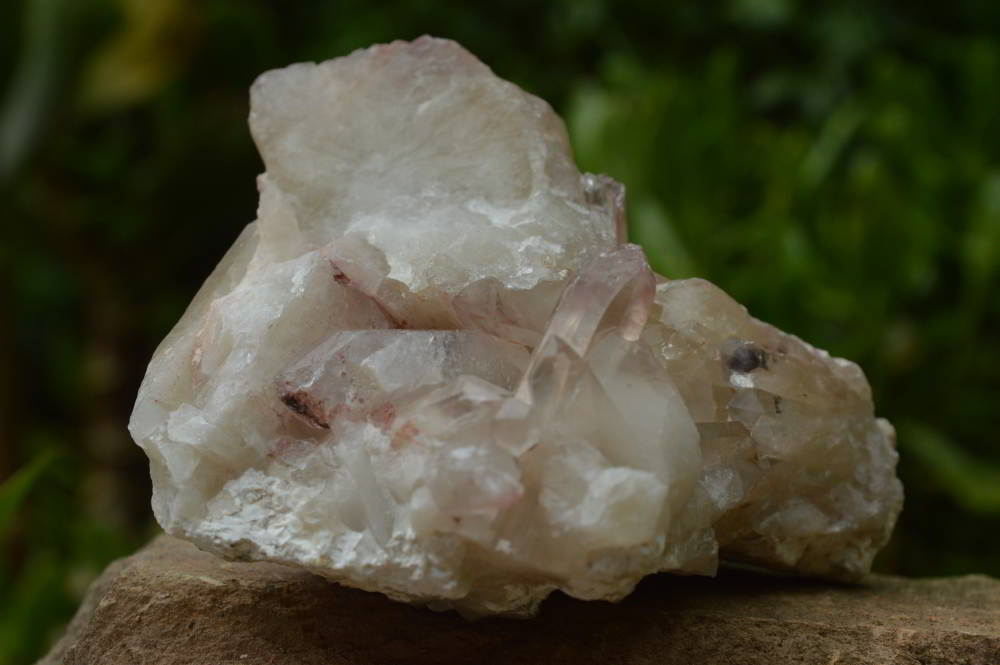 Natural Hematoid Quartz Clusters & Crystals x 6 From Zimbabwe - TopRock