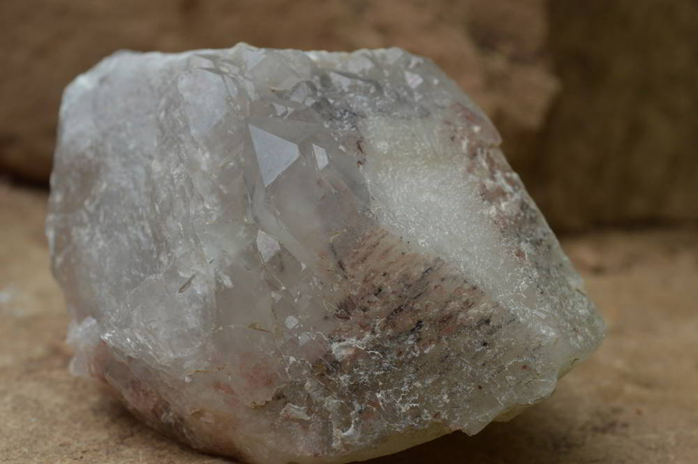 Natural Hematoid Quartz Clusters & Crystals x 6 From Zimbabwe - TopRock