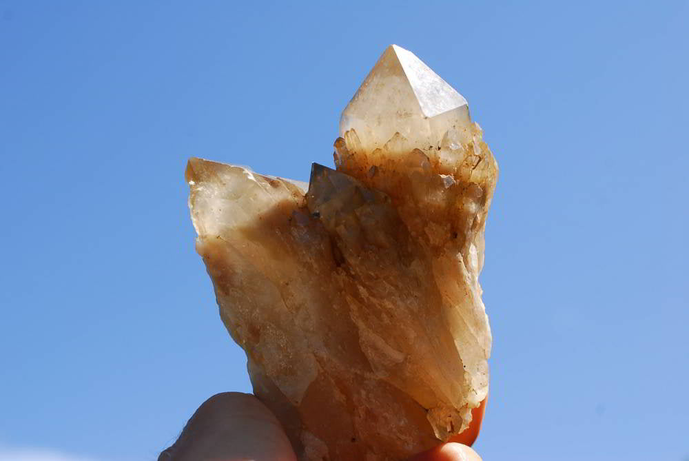 Natural Smokey White Phantom Lwena Quartz Clusters x 4 From Lwena, Congo - TopRock