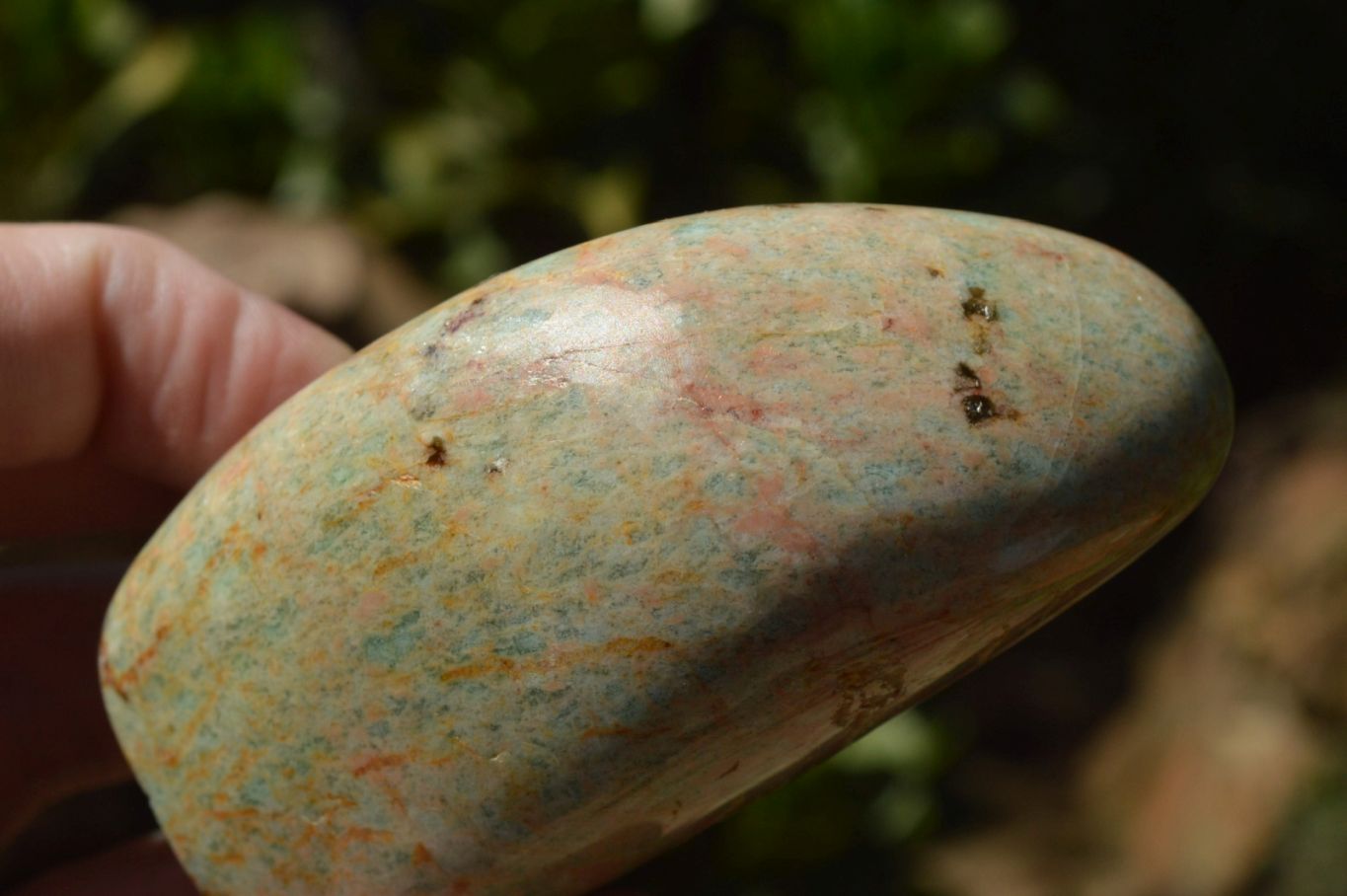 Polished Kobi Amazonite Standing Free Forms x 9 From Zimbabwe - TopRock