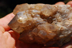 Natural Smokey White Phantom Lwena Quartz Clusters x 4 From Lwena, Congo - TopRock