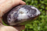 Polished Large Dark Reddish Purple Lepidolite Free Forms x 4 From Zimbabwe - TopRock