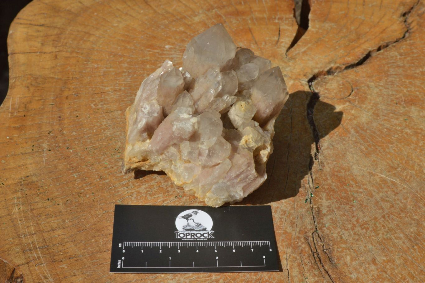 Natural Smokey Cascading Phantom Quartz Clusters x 2 From Luena, Congo - TopRock