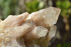 Natural Smokey Cascading Phantom Quartz Clusters x 2 From Luena, Congo - TopRock