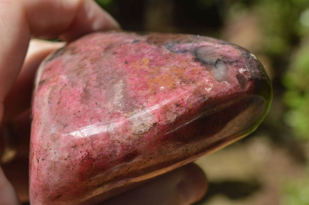 Polished Pink Rhodonite Free Forms (Small to Medium) x 17 From Rushinga, Zimbabwe - TopRock