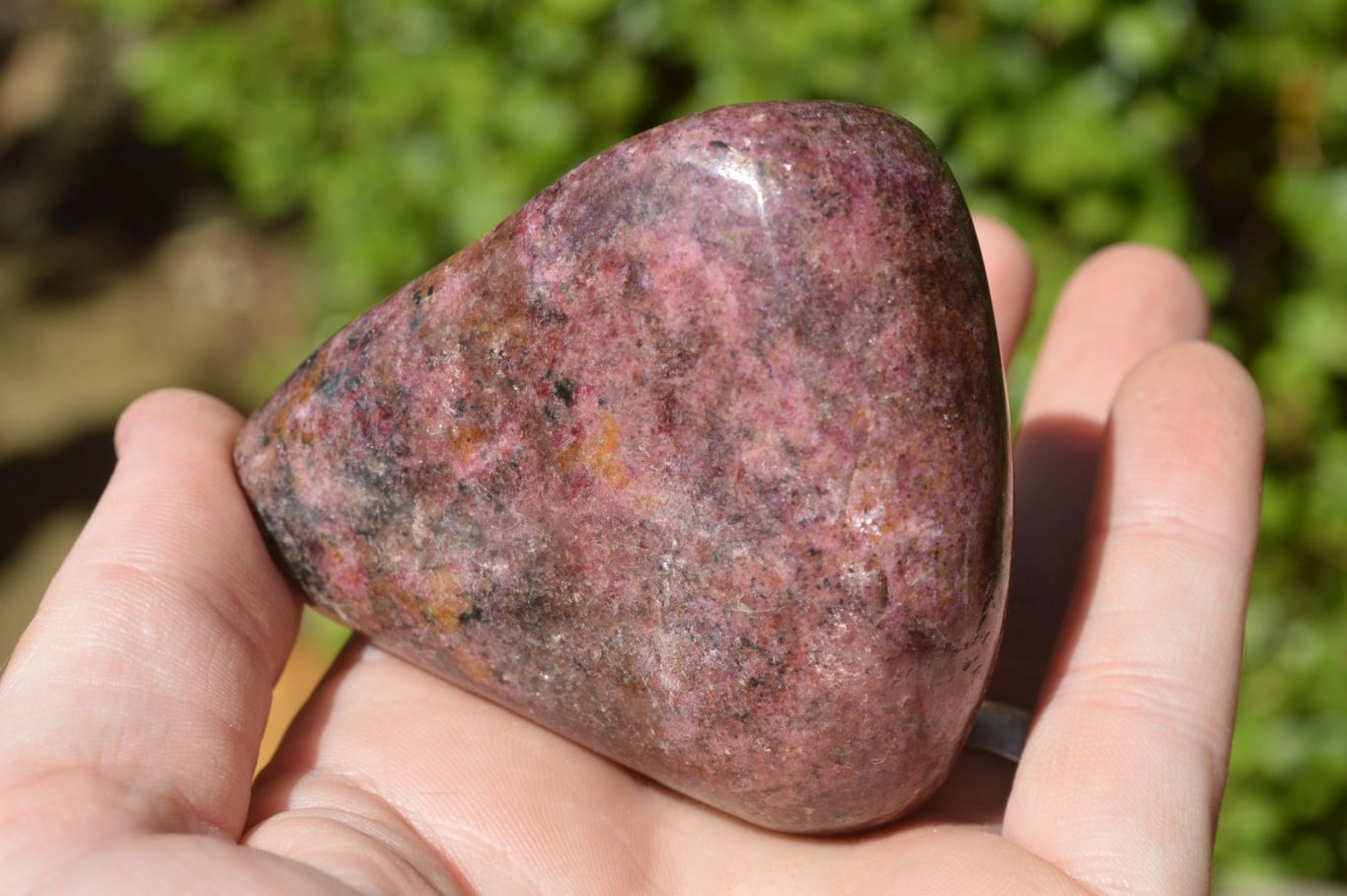 Polished Pink Rhodonite Free Forms (Small to Medium) x 17 From Rushinga, Zimbabwe - TopRock