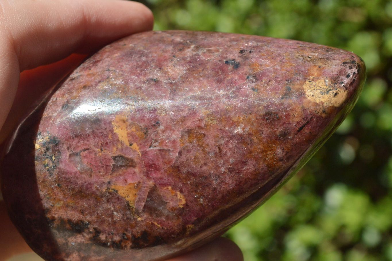 Polished Pink Rhodonite Free Forms (Small to Medium) x 17 From Rushinga, Zimbabwe - TopRock