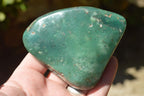 Polished Green Mtorolite Emerald Chrysoprase Plates (Half Polished) x 4 From Mutorashanga, Zimbabwe - TopRock