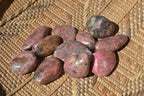 Polished Pink Rhodonite Free Forms (Small to Medium) x 17 From Rushinga, Zimbabwe - TopRock