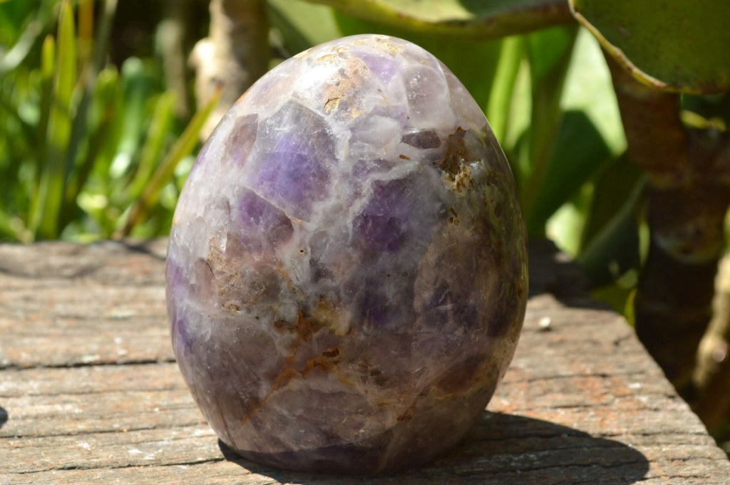 Polished Flower Dream Amethyst Standing Free Forms x 4 From Madagascar - TopRock