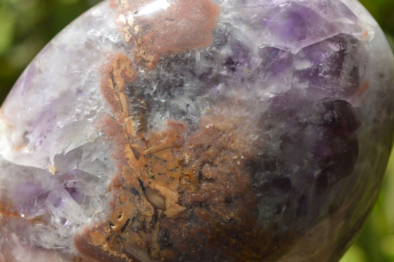 Polished Flower Dream Amethyst Standing Free Forms x 4 From Madagascar - TopRock