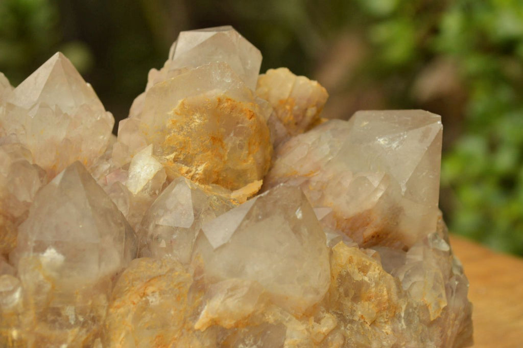 Natural Smokey Cascading Phantom Quartz Cluster x 1 From Luena, Congo - TopRock